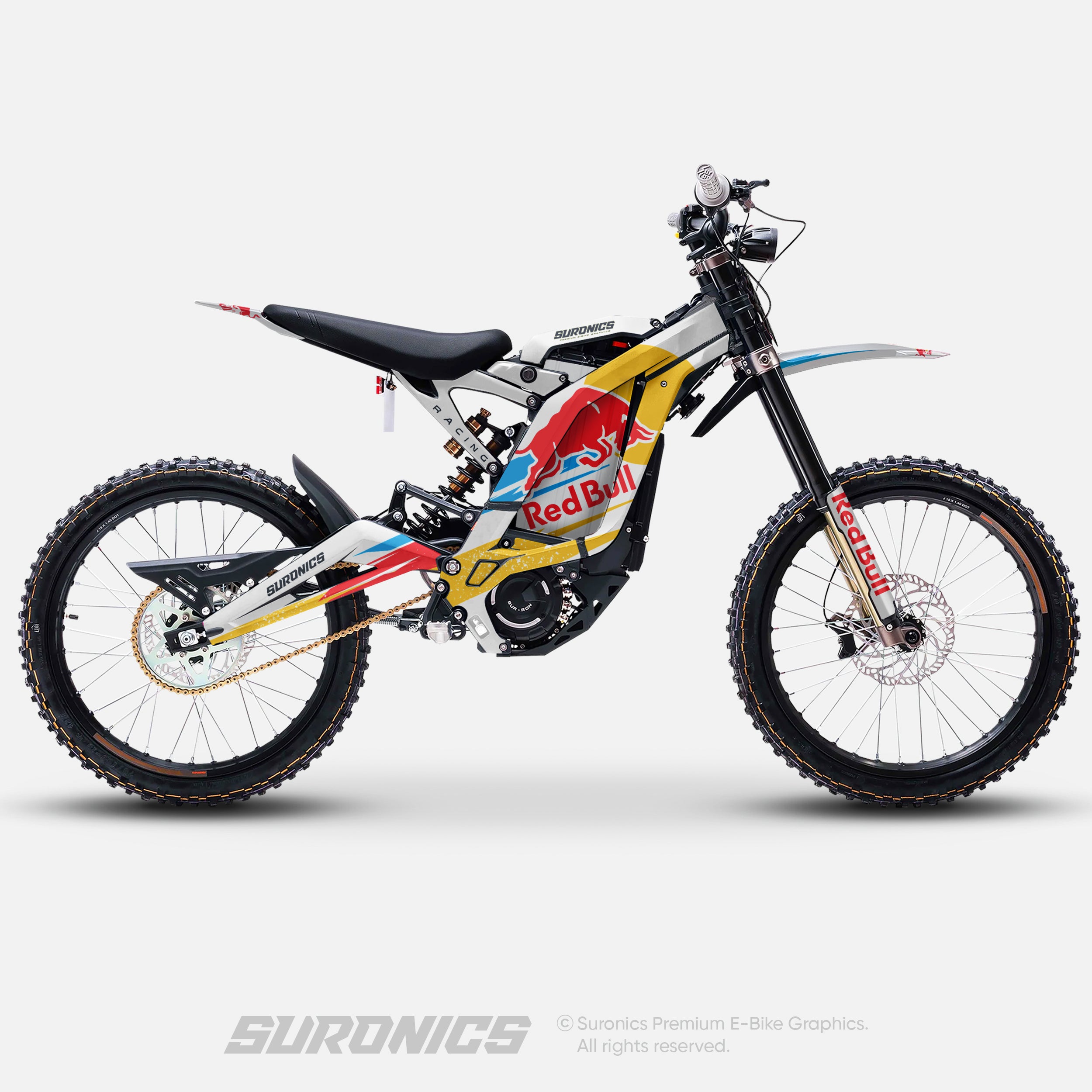 ORIGINAL BULL WHITE Surron Light Bee Graphics kit