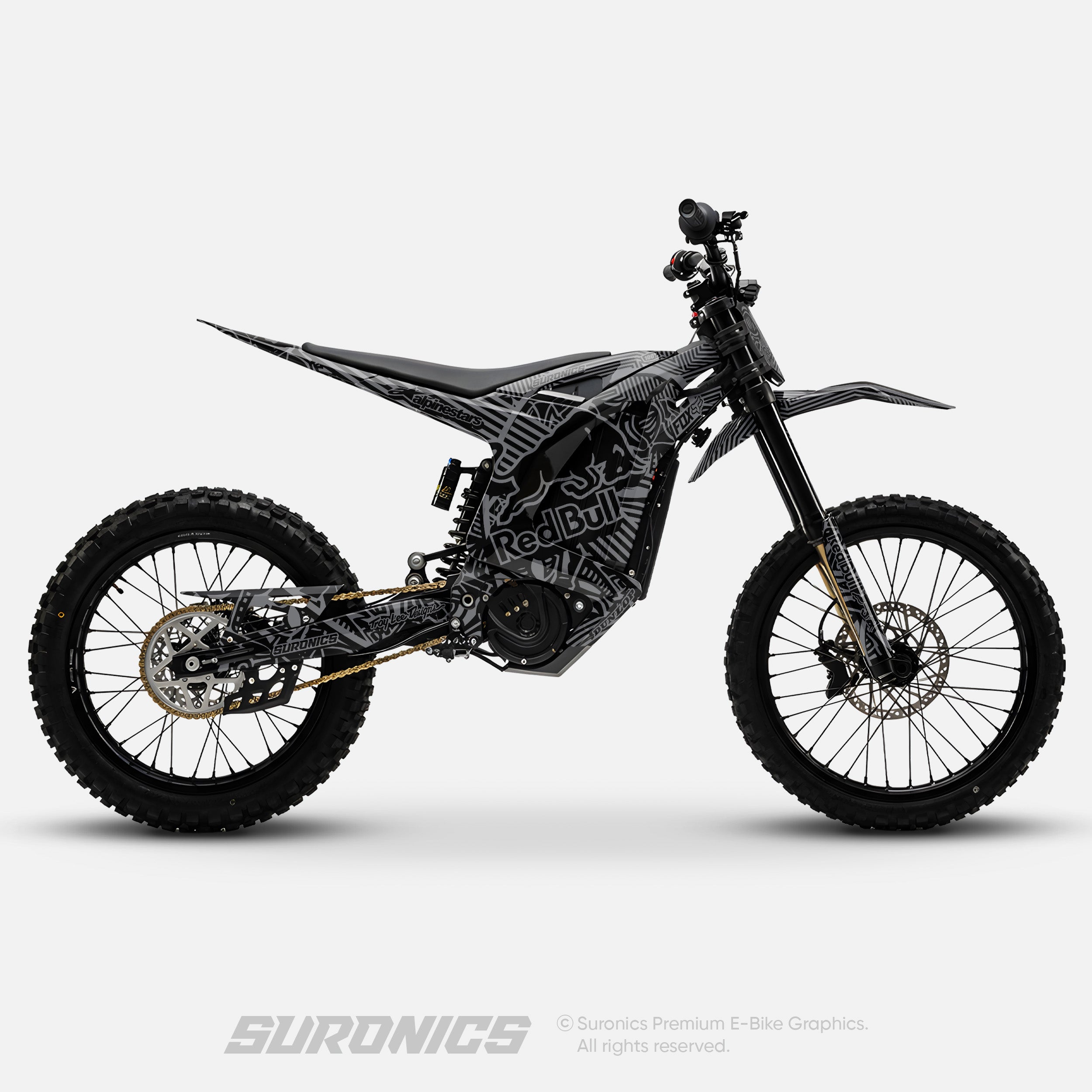 RACE ART BLACK GREY Arctic Leopard XE Graphics kit
