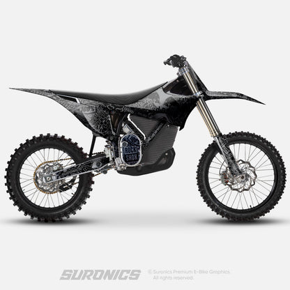 STICKY BLACK GREY Stark Varg Graphics kit