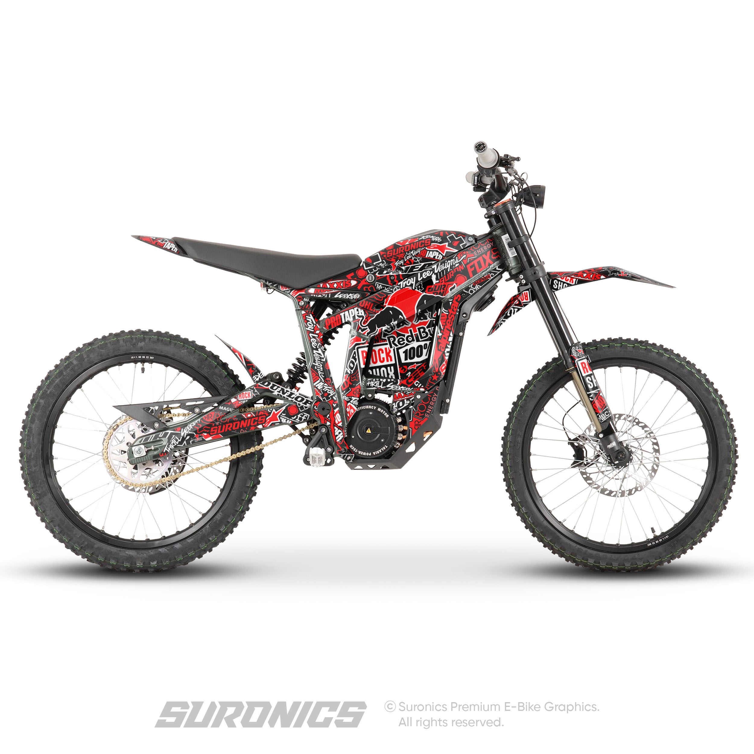 STICKY BLACK RED Talaria Sting MX3 MX4 Graphics kit