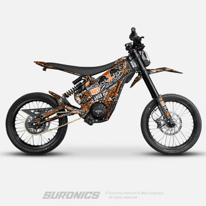 STICKY BLACK ORANGE Talaria XXX Graphics kit