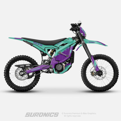 HALF MINT PURPLE Surron Ultra Bee Graphics kit