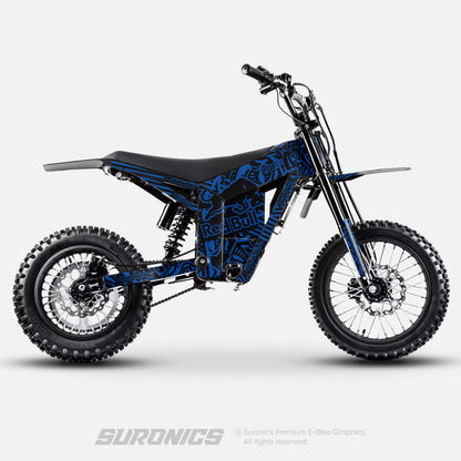 RACE ART BLACK BLUE Tuttio Soleil 01 Graphics kit
