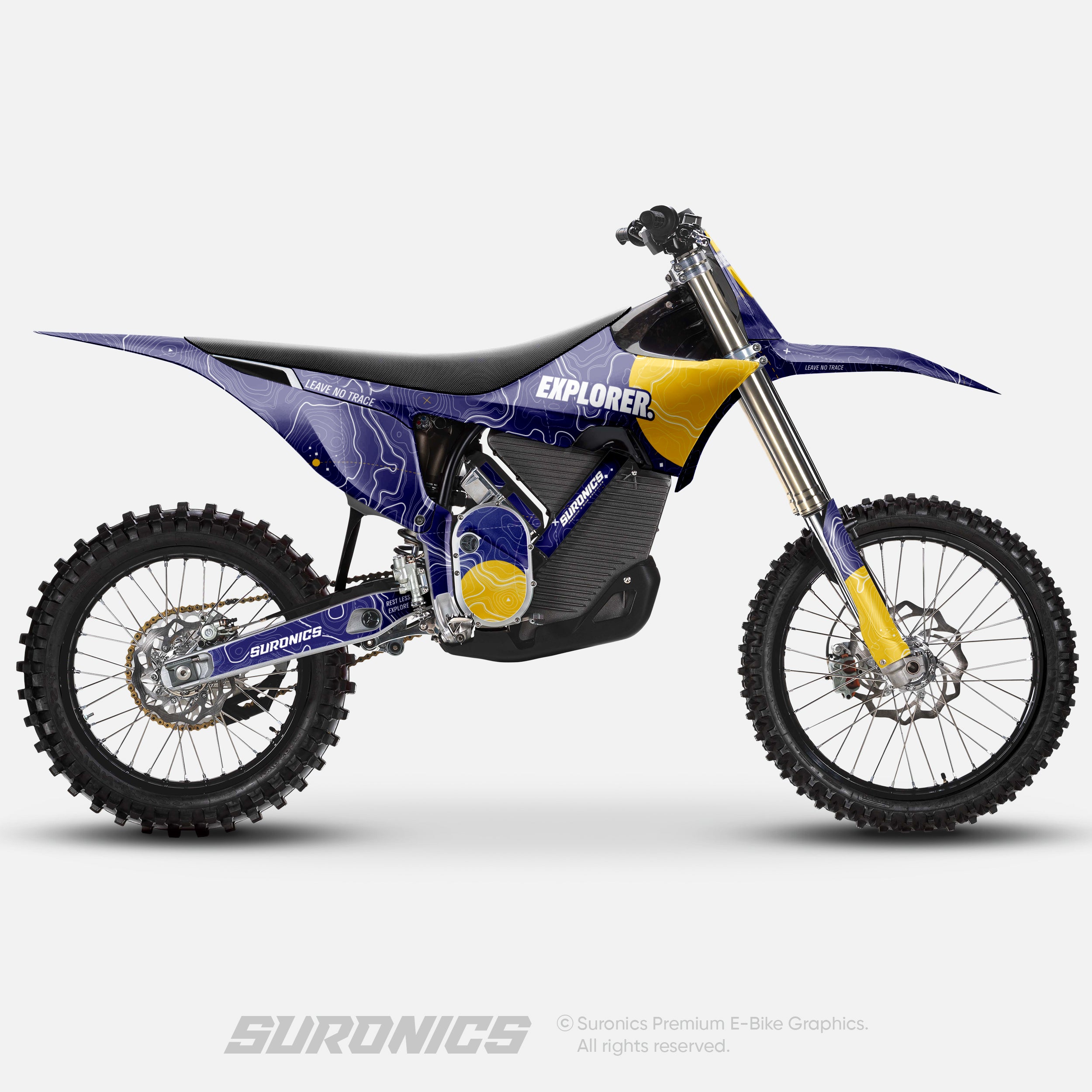 EXPLORER NAVY YELLOW Stark Varg Graphics kit