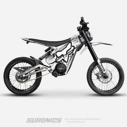 FOX RACER WHITE BLACK Talaria XXX Graphics kit