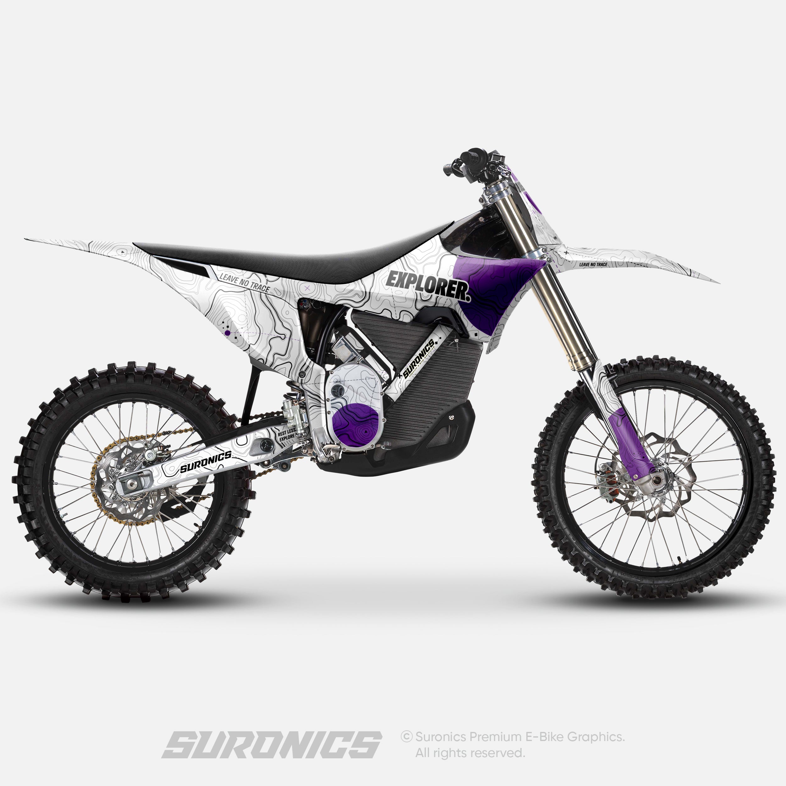 EXPLORER WHITE PURPLE Stark Varg Graphics kit