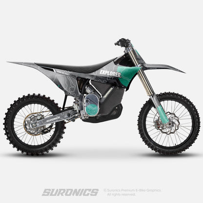 EXPLORER GREY MINT Stark Varg Graphics kit