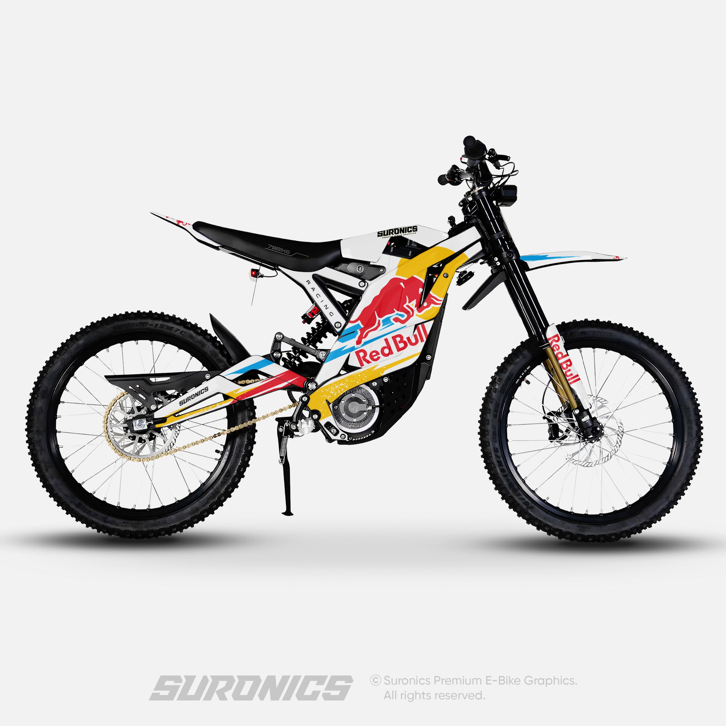 ORIGINAL BULL WHITE 79Bike Falcon PRO / GT / M Graphics kit