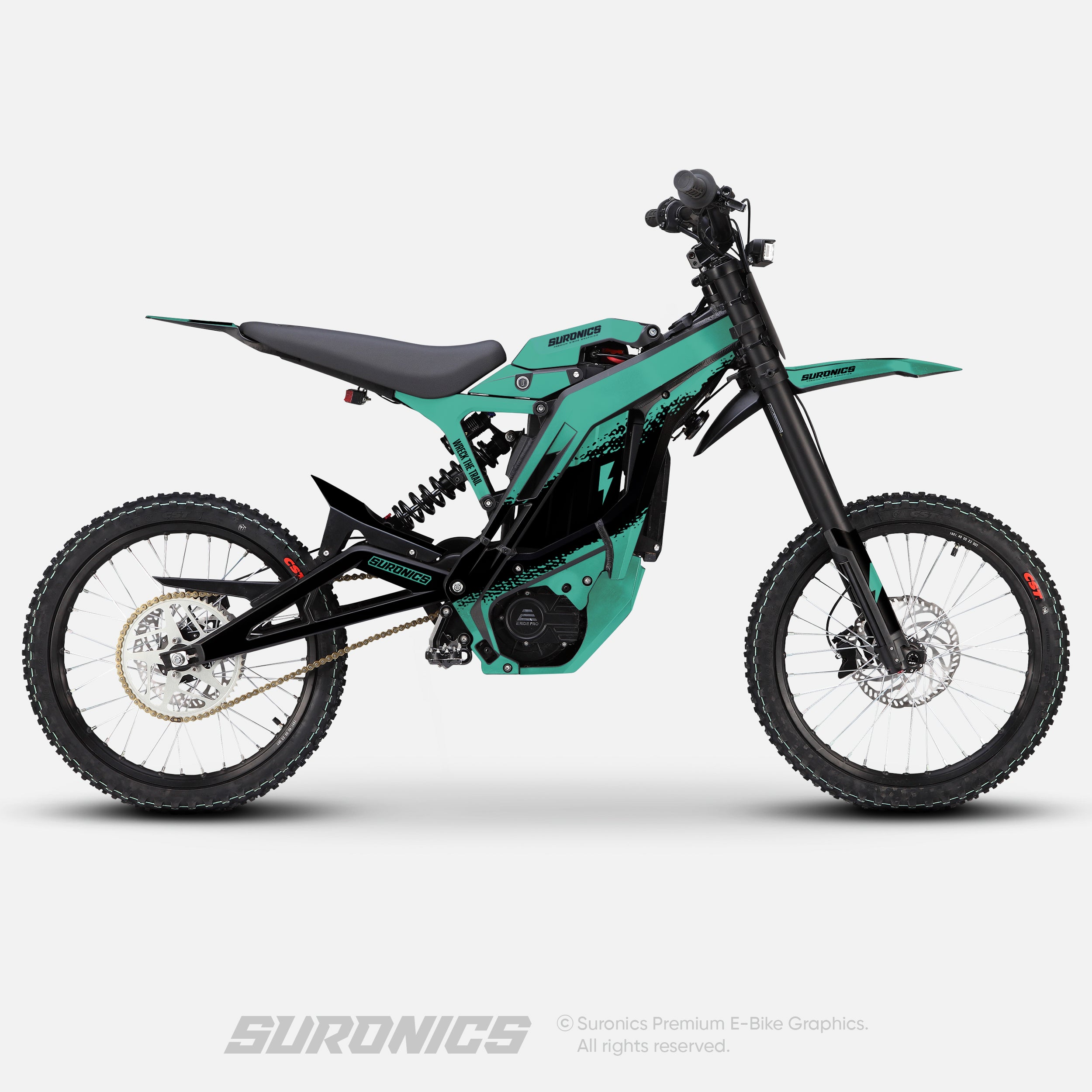 HALF MINT BLACK E-Ride Pro SS SR Graphics kit