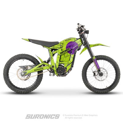EXPLORER GREEN PURPLE Talaria Sting MX3 MX4 Graphics kit