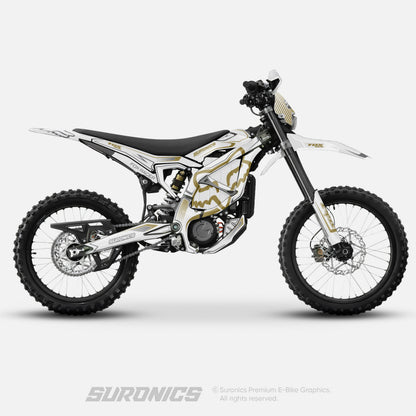 FOX RACER WHITE SANDER Surron Ultra Bee Graphics kit