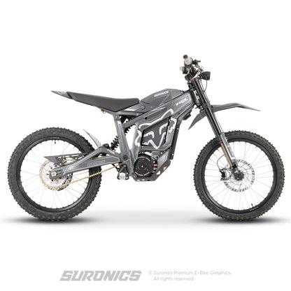 FOX RACER GREY WHITE Talaria Sting MX3 MX4 Graphics kit
