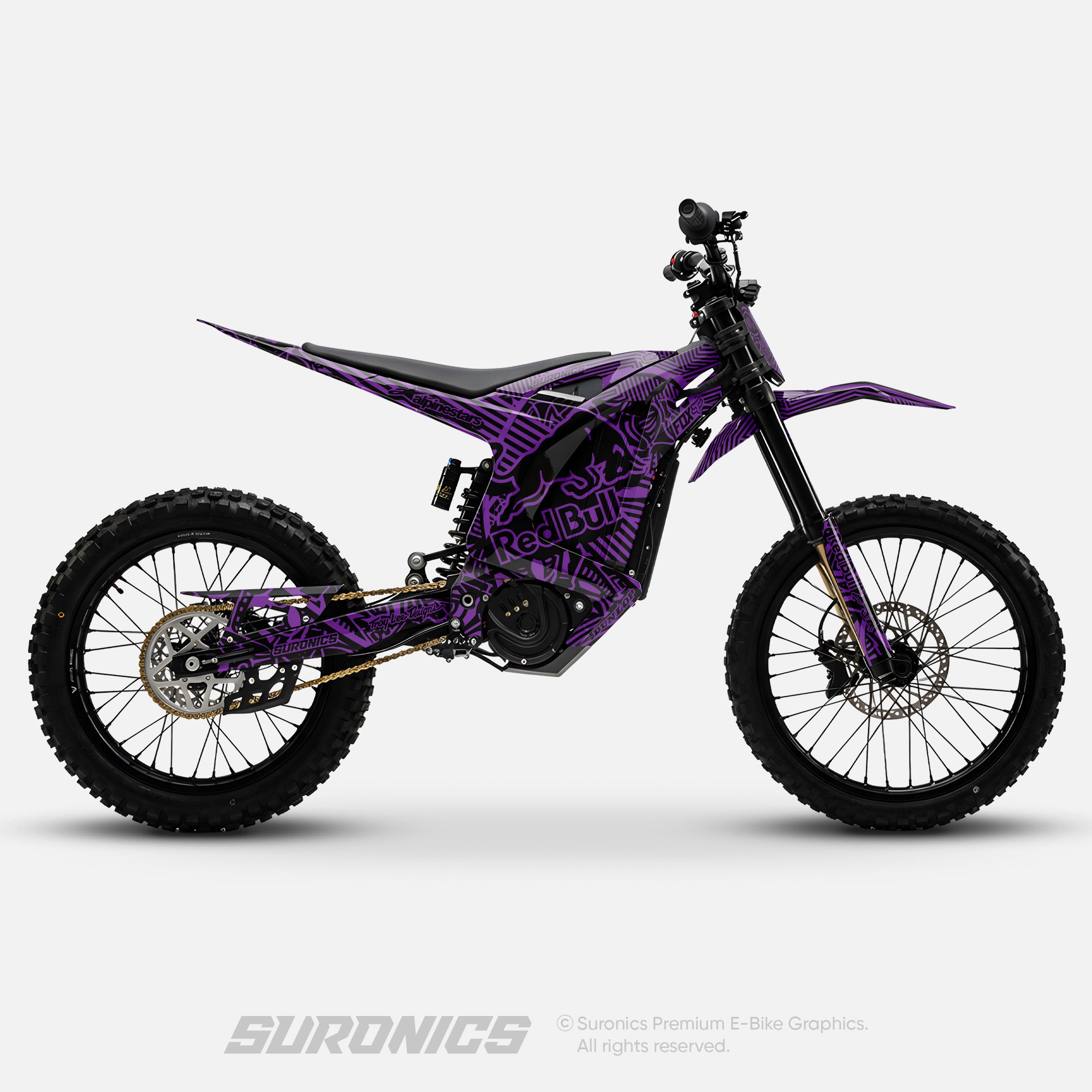 RACE ART BLACK PURPLE Arctic Leopard XE Graphics kit