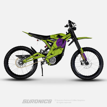 EXPLORER GREEN PURPLE 79Bike Falcon PRO / GT / M Graphics kit