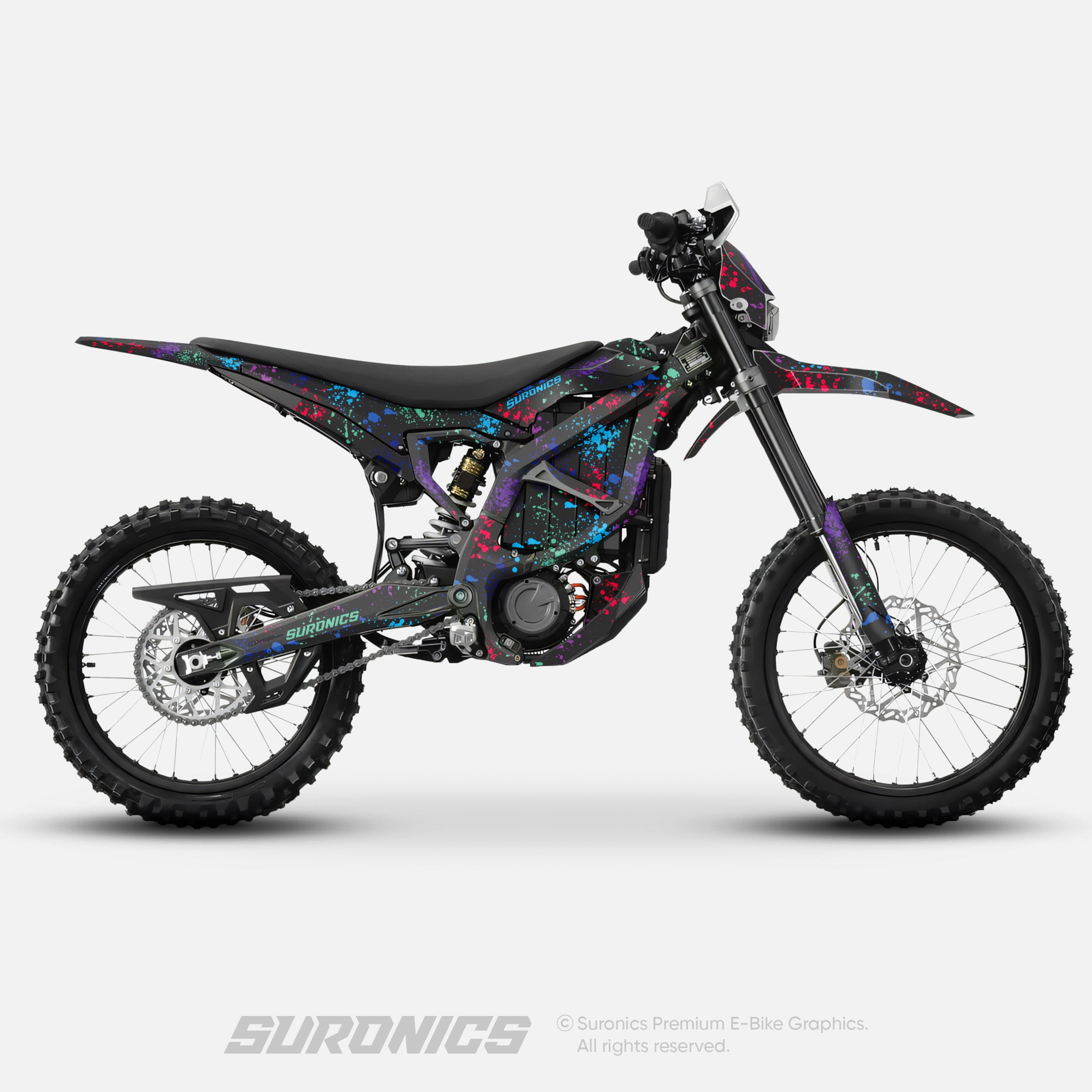 SPLATTER MULTICOLOR Surron Ultra Bee Graphics kit