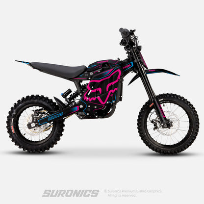 FOX RACER BLACK MAGENTA Eride Pro Mini R Graphics kit