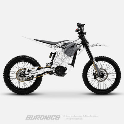 EXPLORER WHITE GREY Arctic Leopard XE Graphics kit