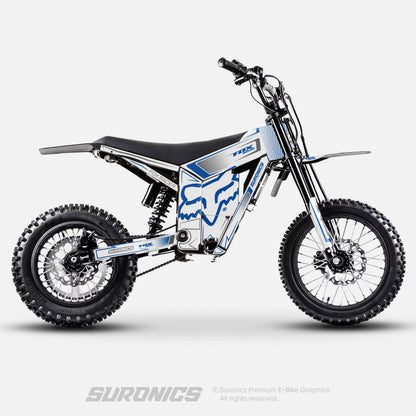 FOX RACER WHITE BLUE Tuttio Soleil 01 Graphics kit