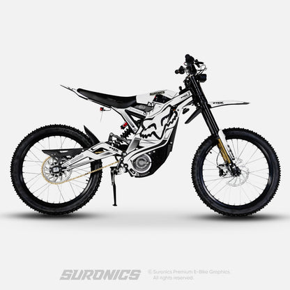 FOX RACER WHITE BLACK 79Bike Falcon PRO / GT / M Graphics kit