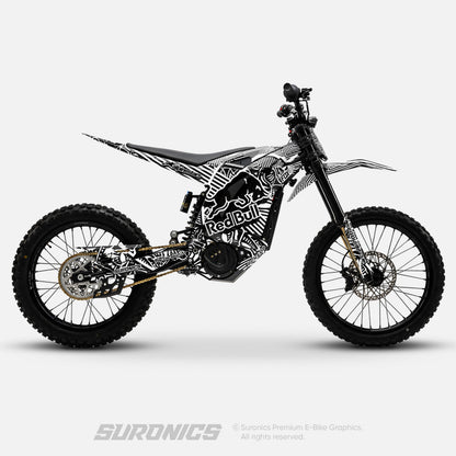 RACE ART BLACK WHITE Arctic Leopard XE Graphics kit