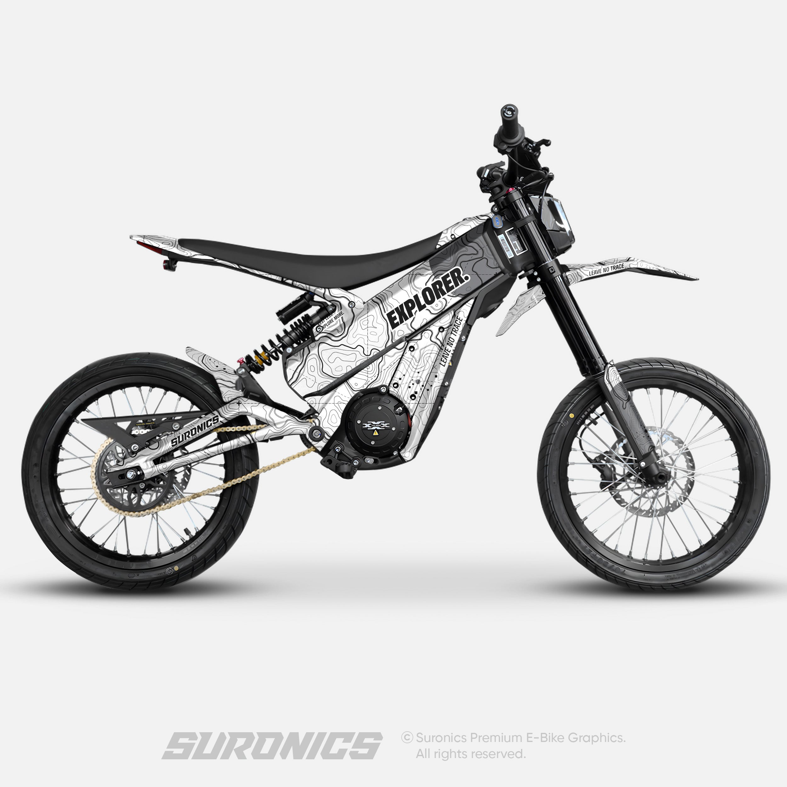 EXPLORER WHITE GREY Talaria XXX Graphics kit
