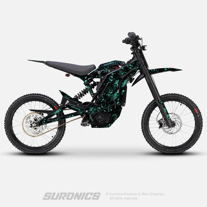 SPLATTER BLACK MINT Eride Pro SS SR Graphics kit