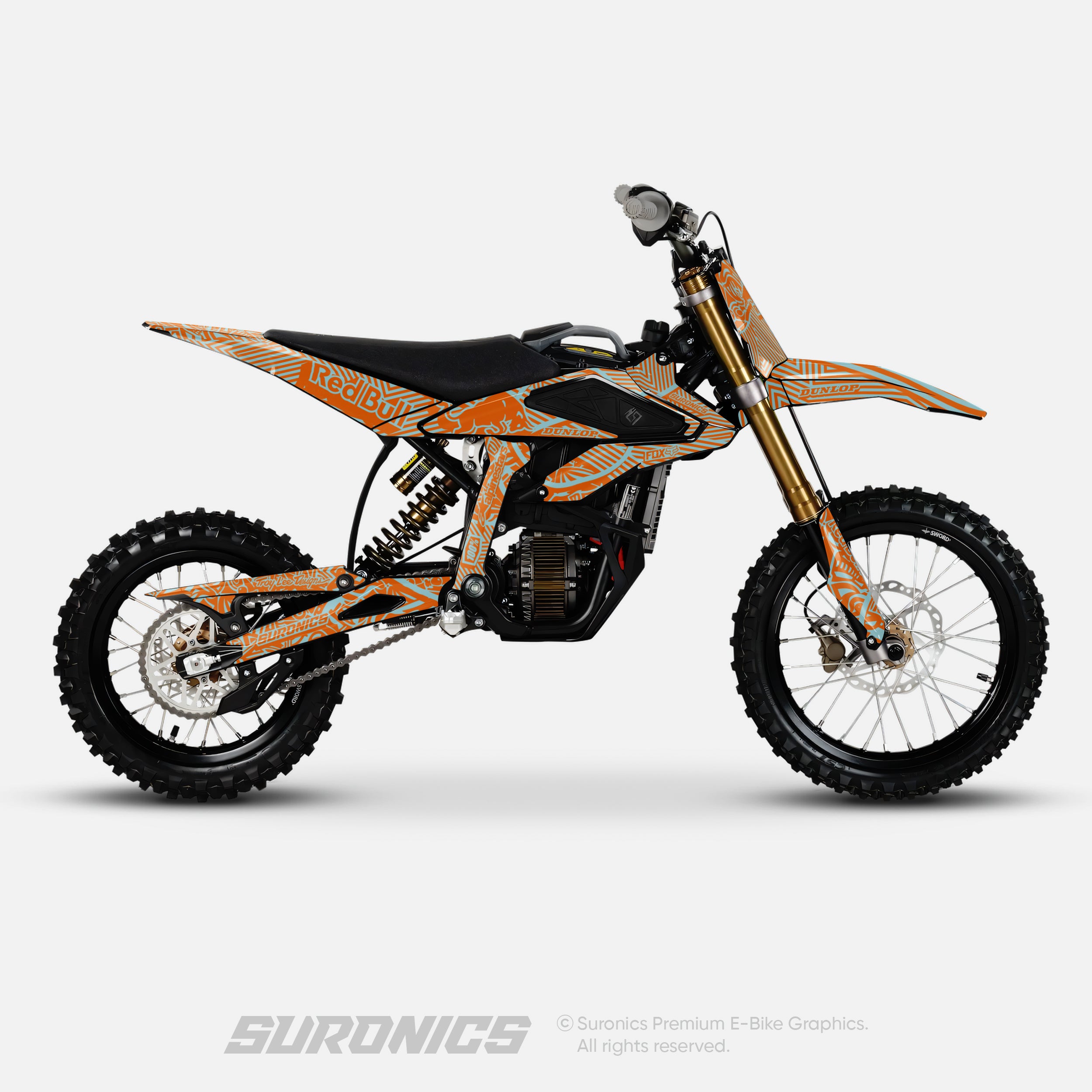 RACE ART ORANGE MILKY Surron Hyper Bee Graphics kit