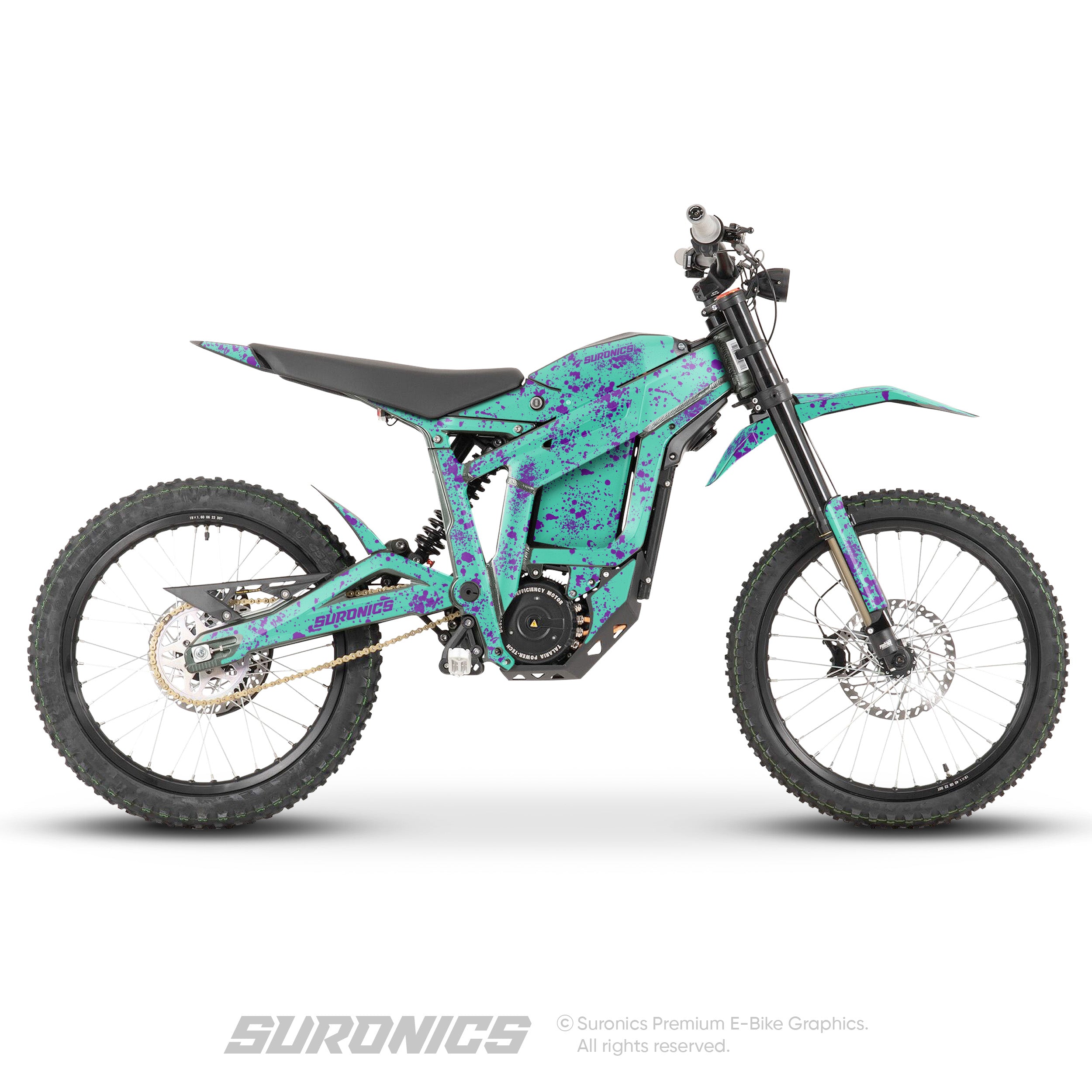 SPLATTER MINT PURPLE Talaria Sting MX3 MX4 Graphics kit