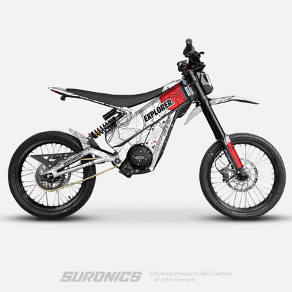 EXPLORER WHITE RED Talaria XXX Graphics kit