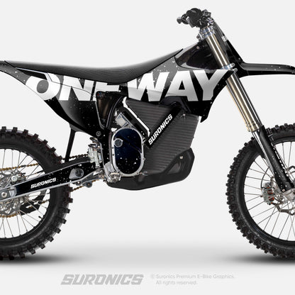 ONEWAY BLACK WHITE Stark Varg Graphics kit