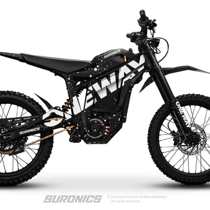 ONEWAY BLACK WHITE Talaria Sting MX5 PRO Graphics kit