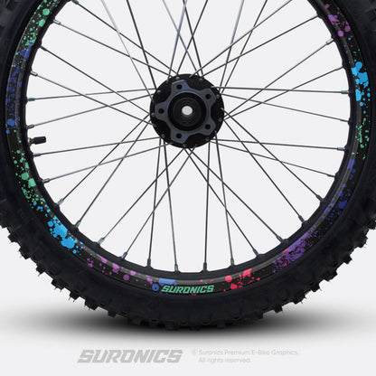 SPLATTER MULTICOLOR 79Bike Falcon PRO / GT / M Graphics kit