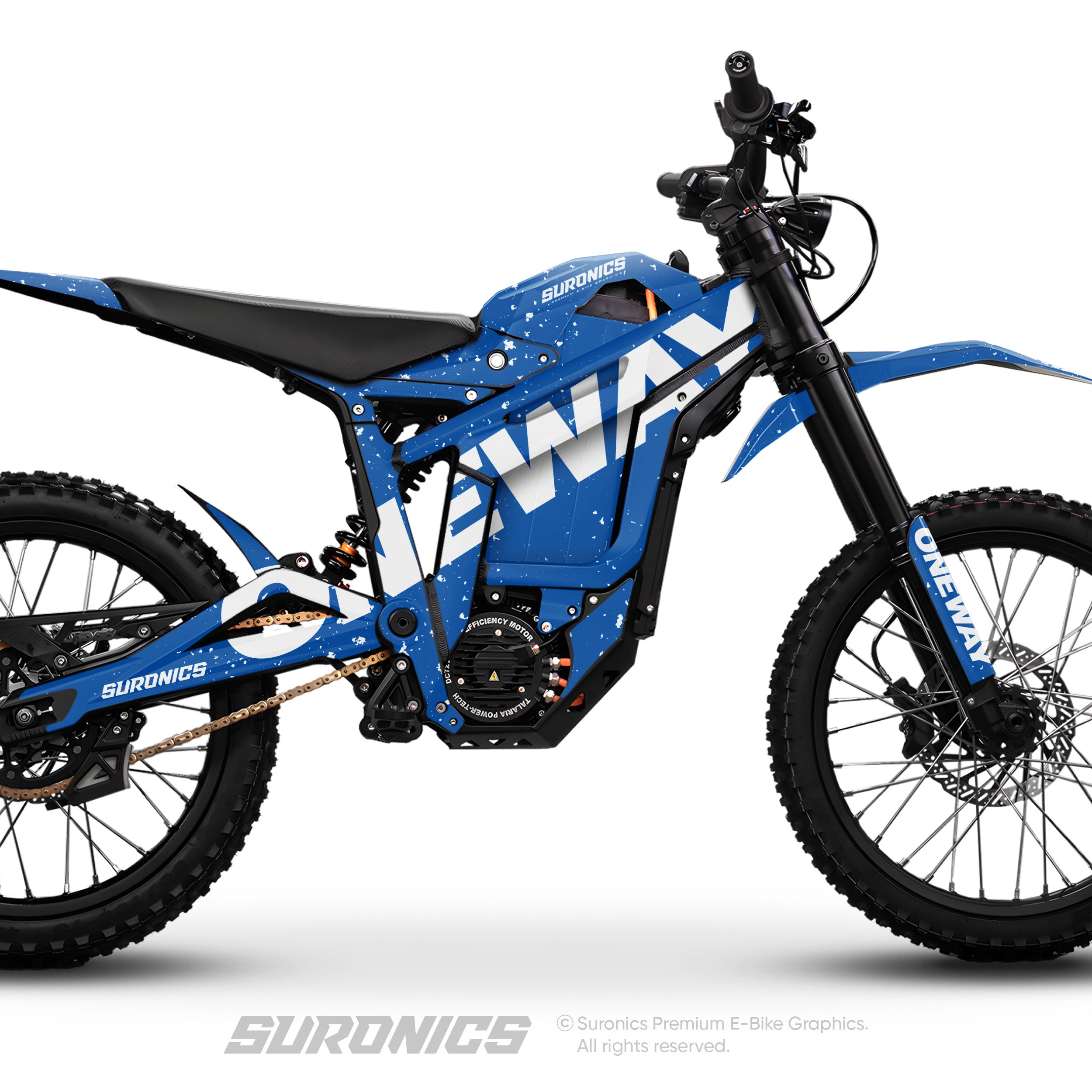 ONEWAY BLUE WHITE Talaria Sting MX5 PRO Graphics kit