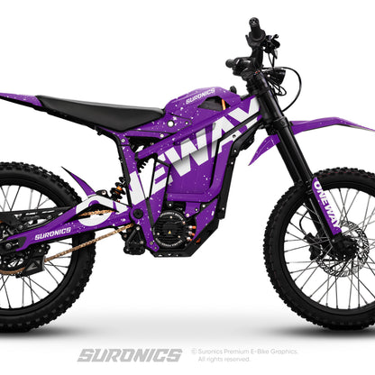 ONEWAY PURPLE WHITE Talaria Sting MX5 PRO Graphics kit