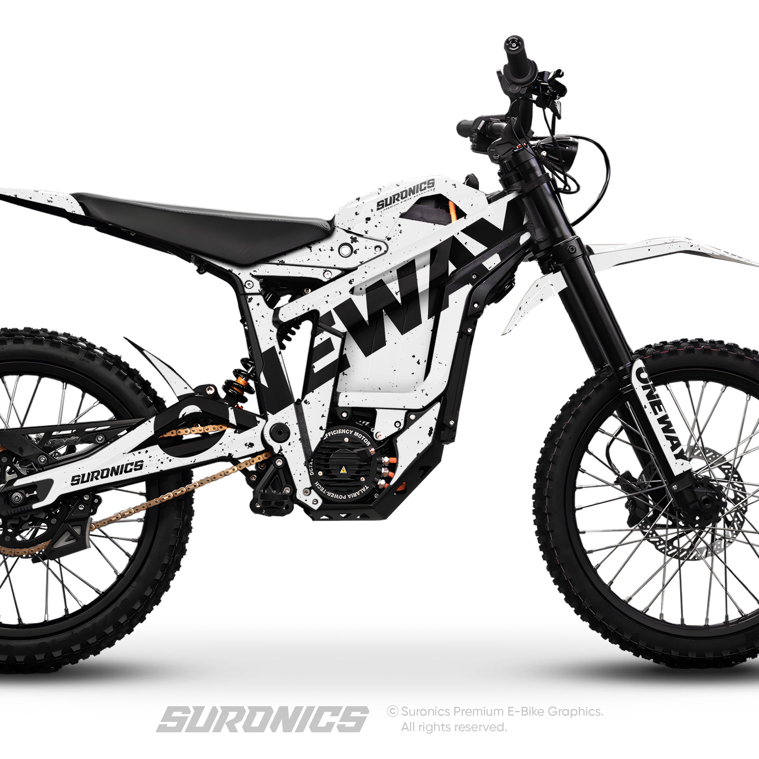 ONEWAY WHITE BLACK Talaria Sting MX5 PRO Graphics kit