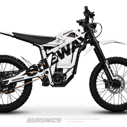 ONEWAY WHITE BLACK Talaria Sting MX5 PRO Graphics kit