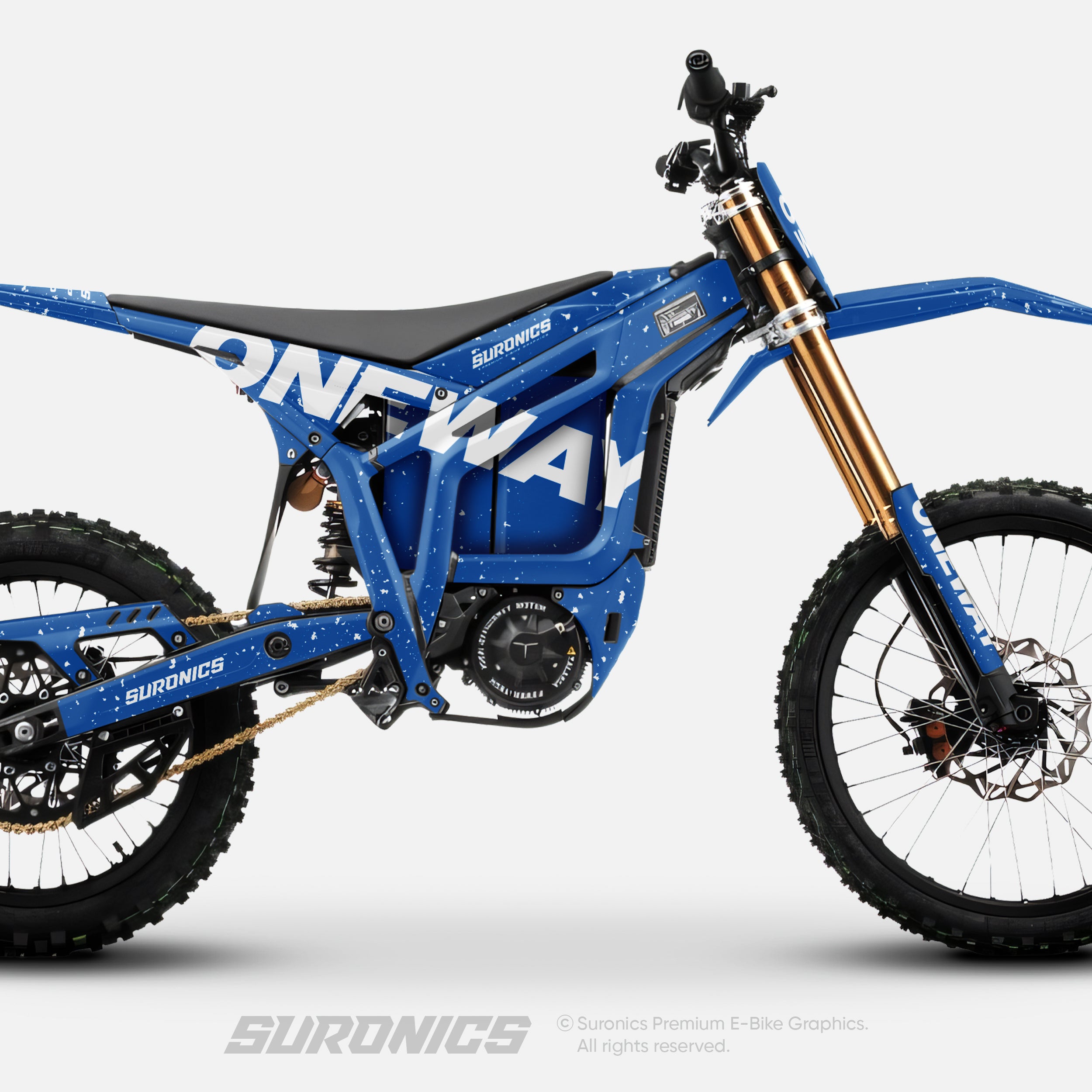 ONEWAY BLUE WHITE Talaria Komodo Graphics kit