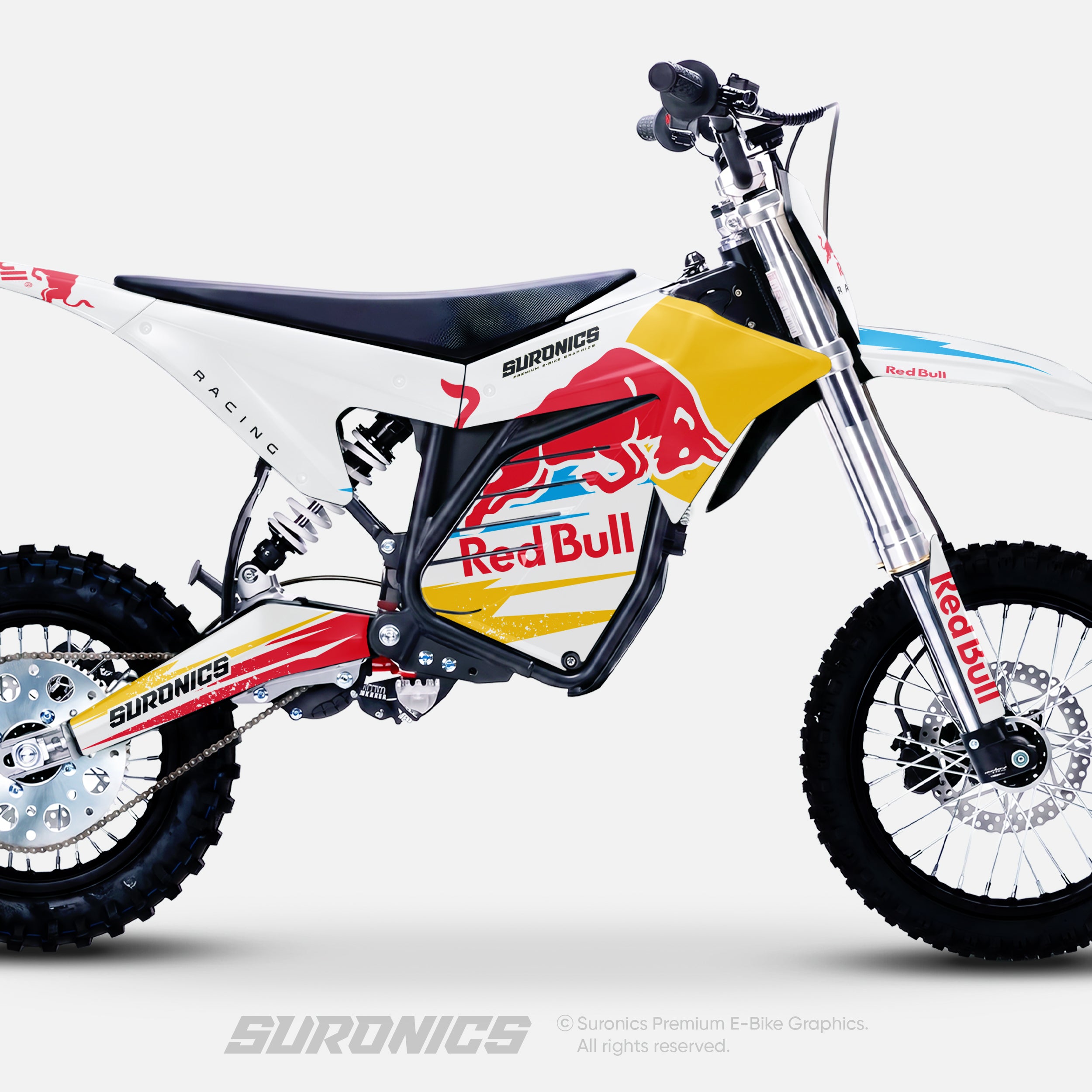 ORIGINAL BULL WHITE ETM RTR Graphics kit