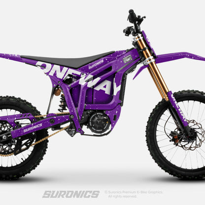 ONEWAY PURPLE WHITE Talaria Komodo Graphics kit