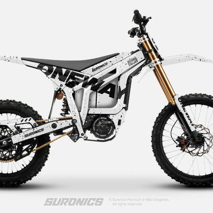 ONEWAY WHITE BLACK Talaria Komodo Graphics kit
