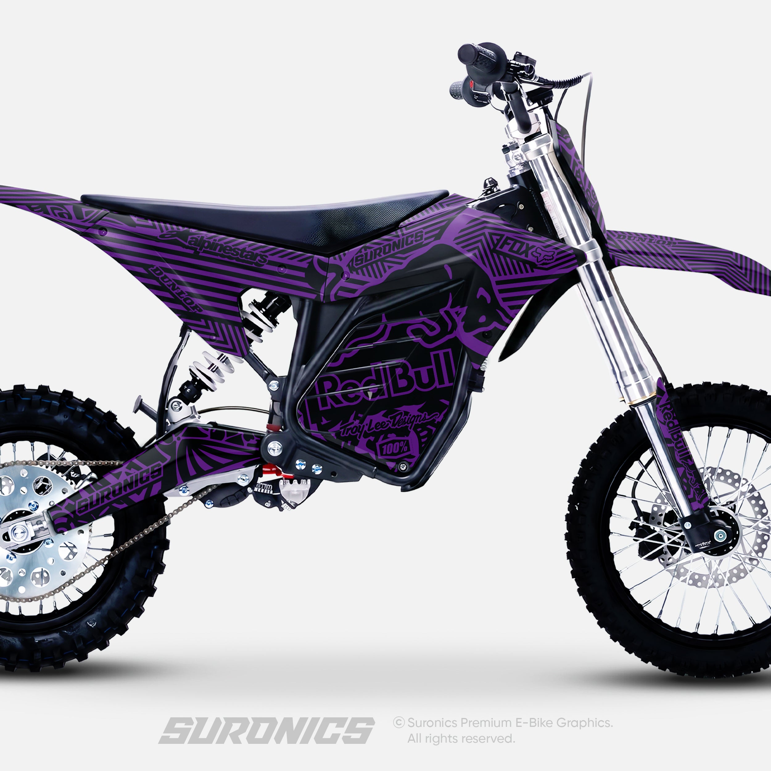 RACE ART BLACK PURPLE ETM RTR Graphics kit