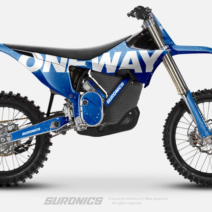 ONEWAY BLUE WHITE Stark Varg Graphics kit