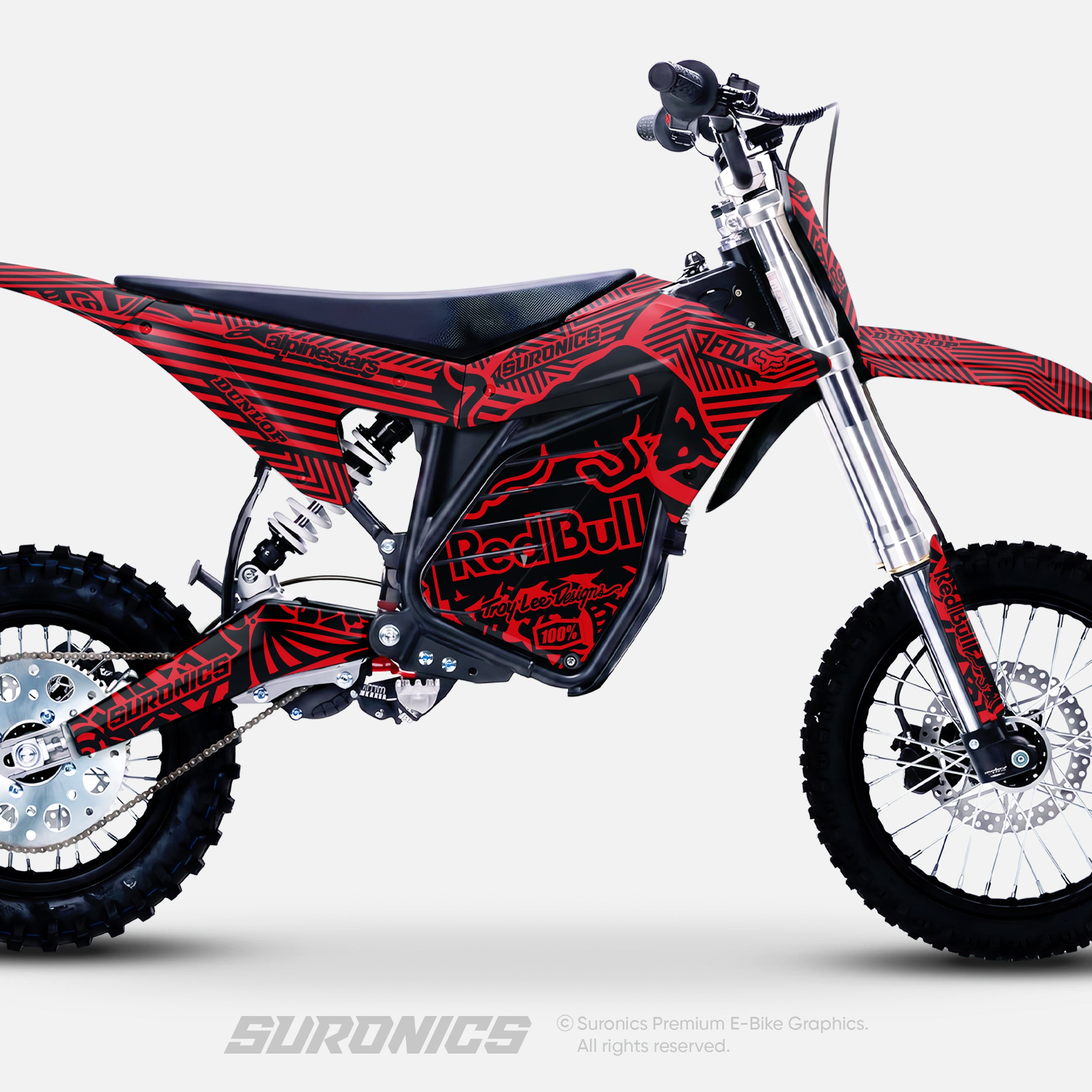 RACE ART BLACK RED ETM RTR Graphics kit