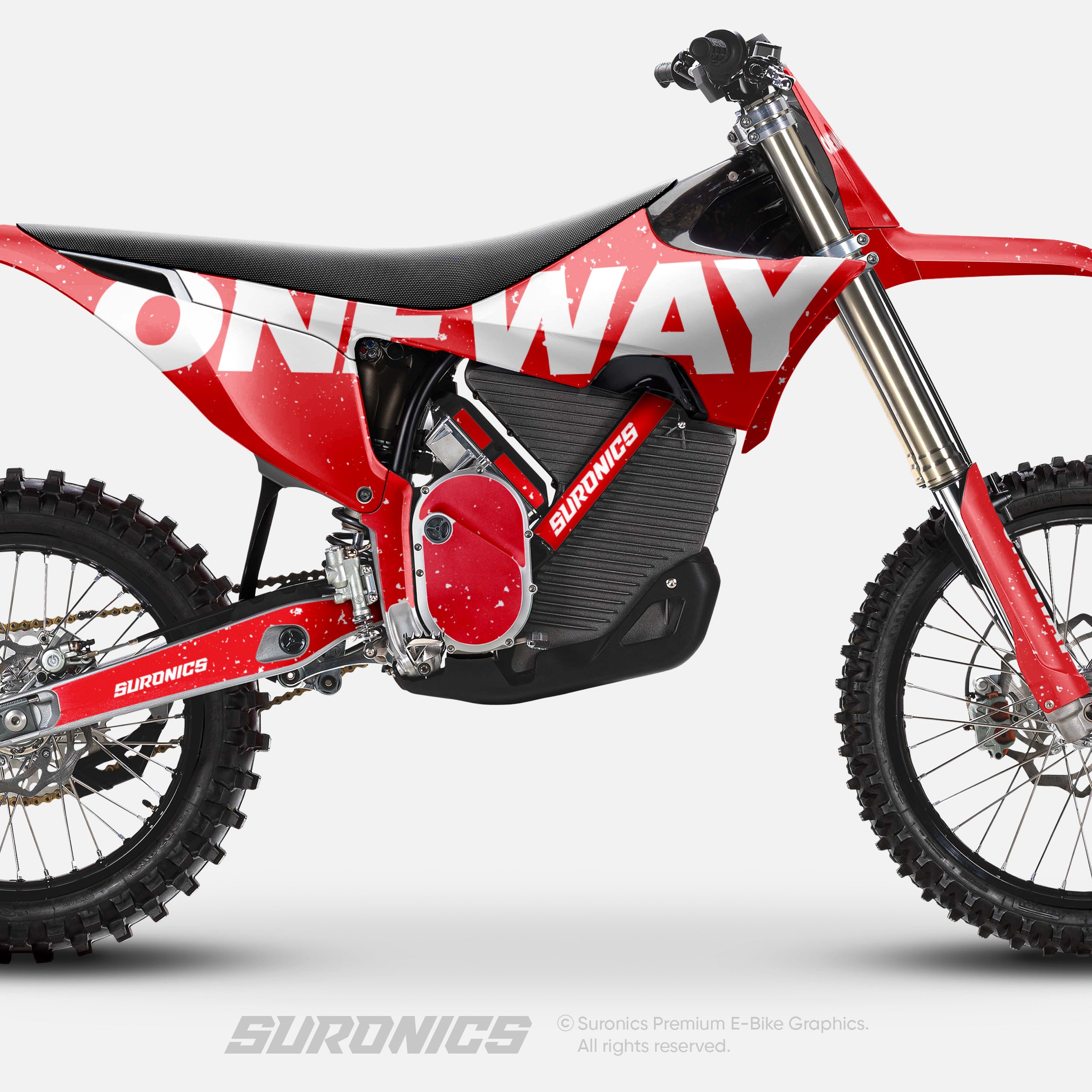 ONEWAY RED WHITE Stark Varg Graphics kit