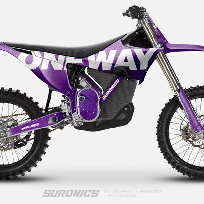 ONEWAY PURPLE WHITE Stark Varg Graphics kit