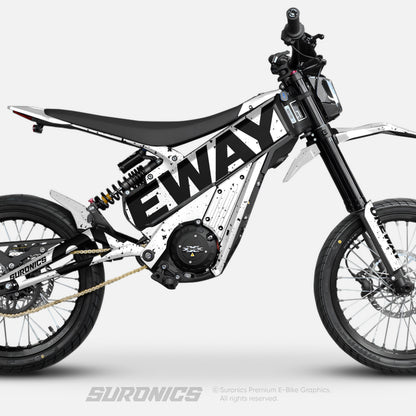 ONEWAY WHITE BLACK Talaria XXX Graphics kit