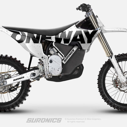 ONEWAY WHITE BLACK Stark Varg Graphics kit