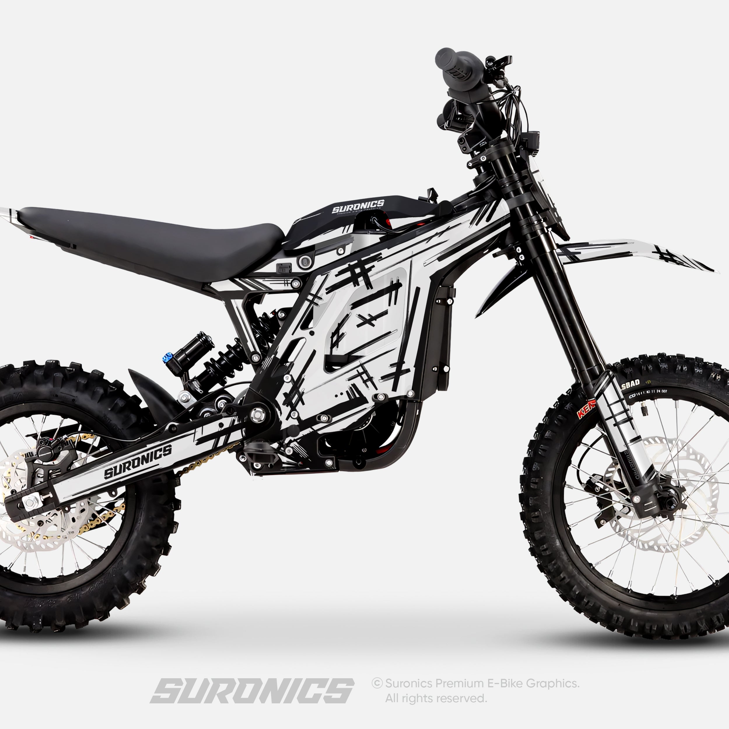 MARKER WHITE Eride Pro Mini R Graphics kit