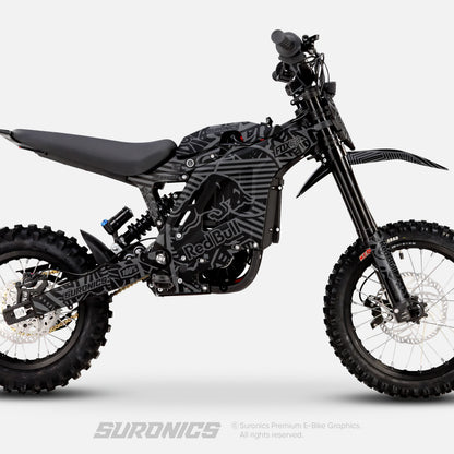 RACE ART BLACK GREY Eride Pro Mini R Graphics kit