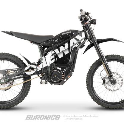 ONEWAY BLACK WHITE Talaria Sting MX3 MX4 Graphics kit